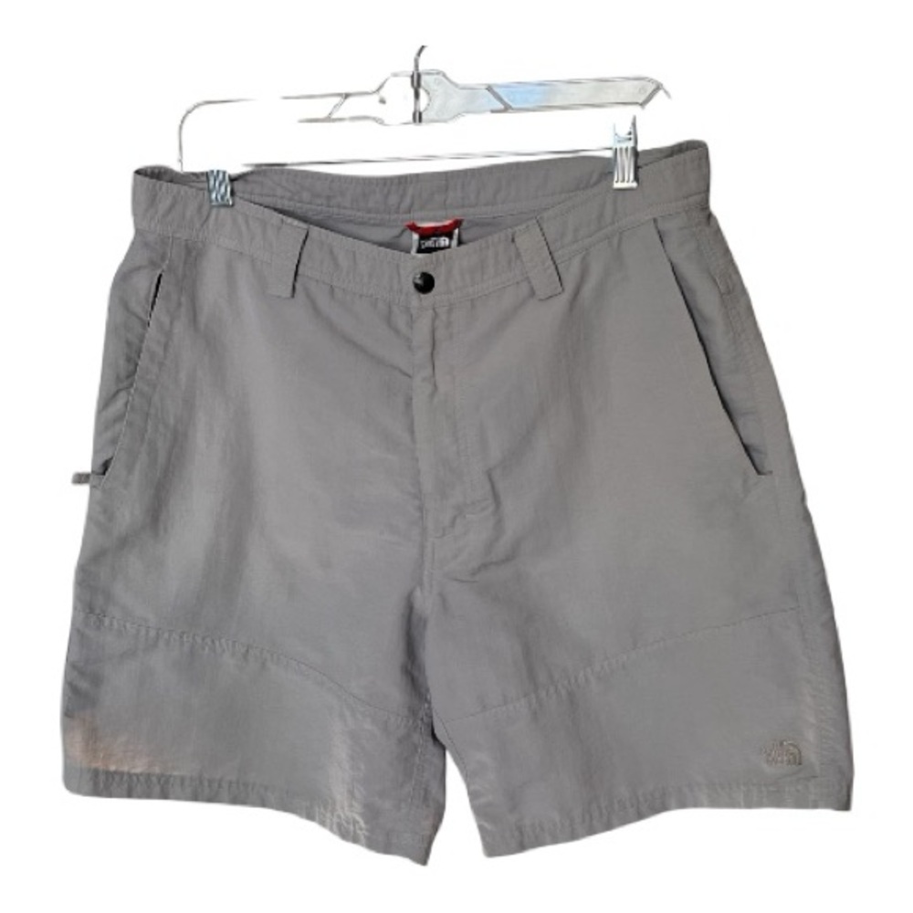 The North Face Khaki Tan Nylon Horizon Utility Hiking Shorts Size 36